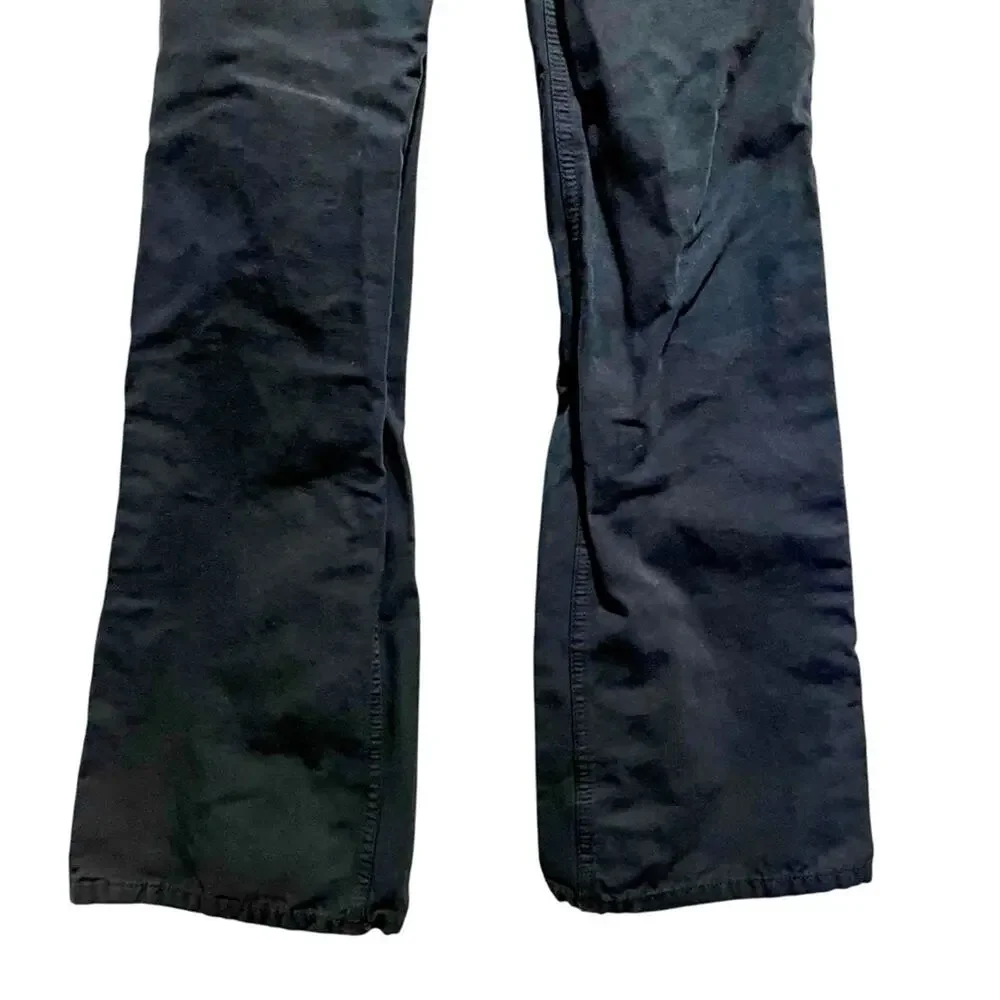 RE/DONE Originals 70s High Rise Bell Bottom Flare Pants Navy 27 Y2K‎ USA Made
